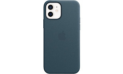 Apple iPhone 12 / 12 Pro Leather Case MagSafe Baltic Blue
