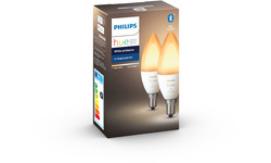 Philips Hue White Ambiance E14 Bluetooth Duo Pack