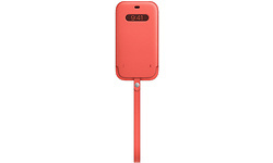 Apple iPhone 12 Pro Max Leather Sleeve White MagSafe Pink Citrus