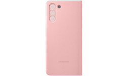 Samsung Galaxy S21 Plus Clear View Book Case Pink