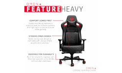 HP Omen Citadel Gaming Chair Black/Red