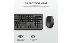 Trust ODY Wireless Silent Keyboard and Mouse Set