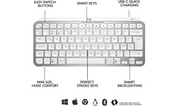 Logitech MX Keys Mini Wireless Light Grey (FR)