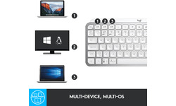 Logitech MX Keys Mini Wireless Light Grey (FR)