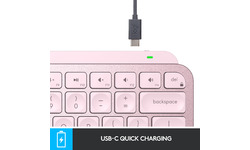 Logitech MX Keys Mini Wireless Light Pink (FR)