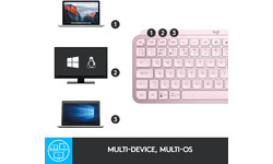 Logitech MX Keys Mini Wireless Light Pink (FR)