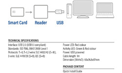 ACT USB 2.0 Smart Card ID reader