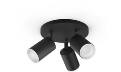 Philips Hue Fugato 3-Spot White & Colour Bluetooth Black