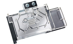 Bitspower Classic Asus RoG Strix GeForce RTX 3080 GPU Liquid Cooling Nikkel + Acryl