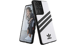 Adidas Samsung Galaxy S21 Ultra Back Cover Leather White/black