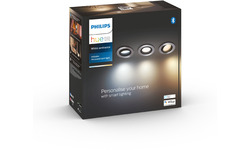 Philips Hue Milliskin Recessed Spot White Ambiance Round Aluminium 3-pack