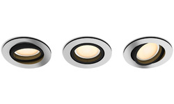 Philips Hue Milliskin Recessed Spot White Ambiance Round Aluminium 3-pack