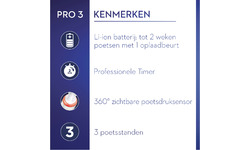 Oral-B Pro 3 3000 CrossAction White
