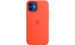 Apple Silicone Case with MagSafe iPhone 12/12 Pro Electric Orange