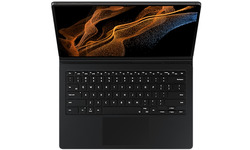 Samsung Galaxy Tab S8 Ultra Cover Keyboard Book Cover Black