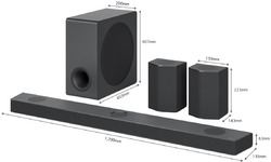 LG DS95QR Soundbar Black