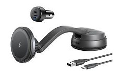 Anker PowerWave Mag-Go Car Charging Mount 10w Black