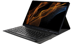 Just in Case Samsung Galaxy Tab S8 Ultra Premium QWERTY Bluetooth Keyboard Cover Black