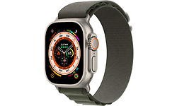 Apple Watch Ultra + Cellular 49mm Titanium Medium Sport Band Green Alpine
