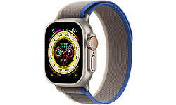 Apple Watch Ultra + Cellular 49mm Titanium Medium/Large Sport Loop Blue/Grey Trail
