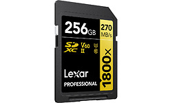 Lexar Professional Gold SDXC 1800X UHS-II V60 256GB