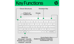 HP 350 Compact Multi-Device Bluetooth Keyboard White