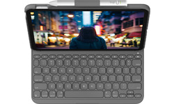 Logitech Slim Folio Apple iPad (2022) Keyboard Cover Grey