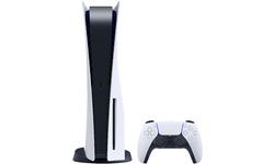 Sony PlayStation 5 Console + 2 PS5 DualSense Wireless Controllers White