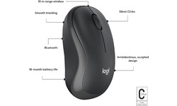 Logitech M240 Silent Bluetooth Mouse Graph