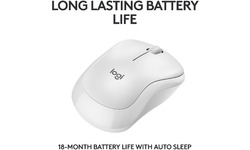 Logitech M240 Silent Bluetooth Mouse White