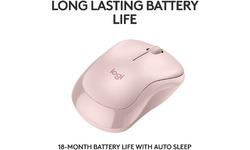 Logitech M240 Silent Bluetooth Mouse Rose
