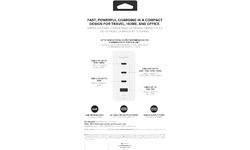 Mophie Speedport 120 USB/USB-C Snellader 120W PD Adapter Fast Charge