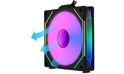 Lian Li Uni Fan SL-INF 120 aRGB Reverse Blade PWM Black