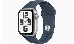 Apple Watch SE 2023 GPS 44mm Silver Sport Band Blue (S/M)