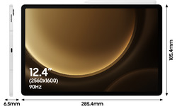 Samsung Galaxy Tab S9 FE+ WiFi 128GB Silver