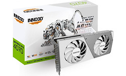 Inno3D GeForce RTX 4070 Twin X2 OC White Stealth 12GB