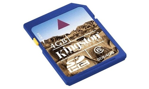 Kingston SDHC Class 6 4GB