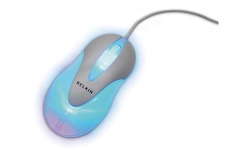 Belkin Mini Optical Glow Mouse USB White