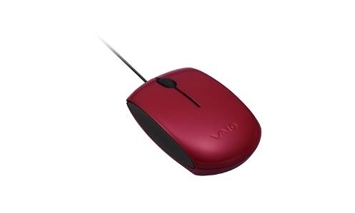 Sony Vaio USB Optical Mouse Red