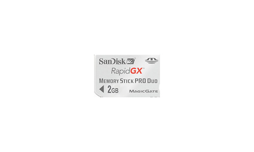 Sandisk Memory Stick Pro Duo RapidGX 2GB