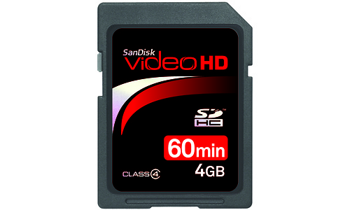 Sandisk SDHC Ultra II Video HD 4GB