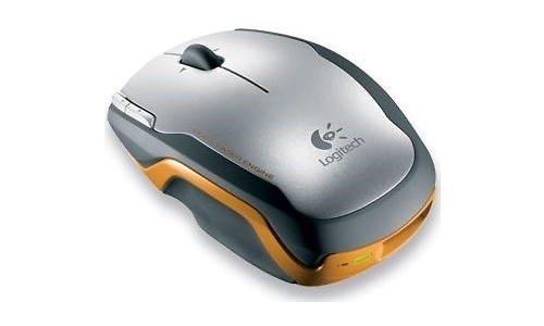 Logitech V400 Laser Cordless Mouse Orange