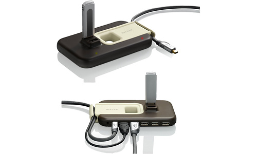 Belkin USB 2.0 7-port Plus Hub Brown