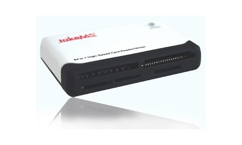 takeMS 64-in-1 SDHC Card Reader Black/White
