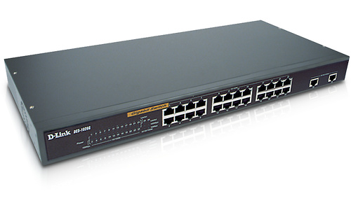 D-Link DES-1026G 24-port 10/100 + 2-port 10/100/1000 Layer 2 Unmanaged Switch