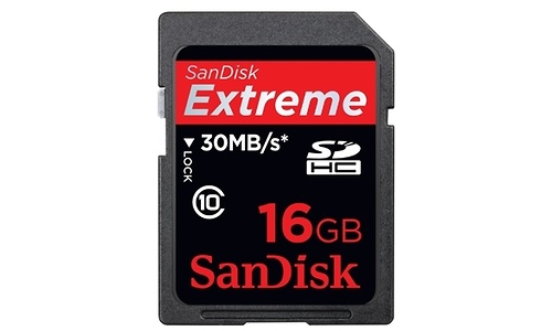 Sandisk SDHC Extreme / Extreme III 16GB