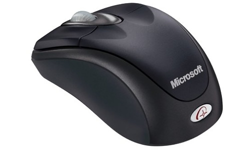 Microsoft Wireless Notebook Optical Mouse 3000 Black