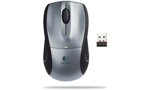 Logitech V450 Nano Cordless Laser Mouse Silver