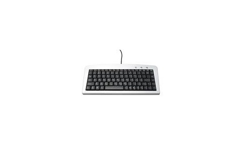 Adesso Mini USB Keyboard with PS/2 Adapter Silver/Black