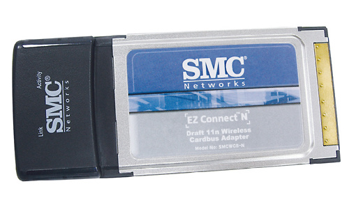 SMC EZ Connect N Draft 11n Wireless Cardbus Adapter